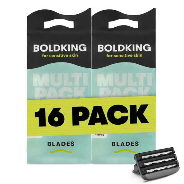 BOLDKING | YEDEK BIÇAKLAR VALUEPACK HASSAS CİLTLER 16 BIÇAK | HASSAS CİLTLER İÇİN NAVUL MAÇLARI | 16 KİŞİ ürün görseli 1