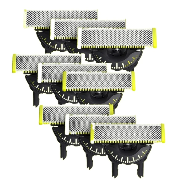 Tek Bıçaklı tıraş makinesi QP25xx, QP26xx, QP27XX, QP28XX, One Blade Pro için 360° yedek bıçak (QP6504, QP653x, QP654x, QP665x, QP652x)(9 adet) ürün görseli 1