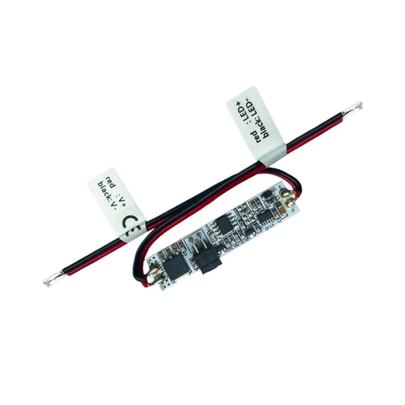 TADZKKIWM DC 12 V-24 V 3A/4A PIR Hareket/Kapı/El Tarama Sensörü Anahtarı Denetleyicisi Alçak Gerilim SMD5050 2835 Tek Renkli ışık şeridi (E1-D) ürün görseli 1