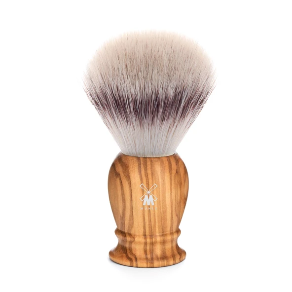 MÜHLE tıraş fırçası - Classic Seri - Silvertip Fiber L - zeytin ağacı ürün görseli 1