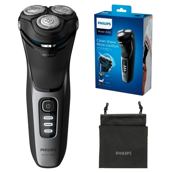 Philips PHI-S3231/52 Tıraş Makinesi Siyah ürün görseli 1