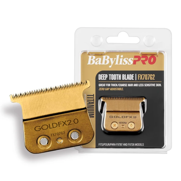 BaBylissPRO Barberology FX707G2 Derin Dişli Çim Düzeltici Yedek Bıçak - Altın ürün görseli 1