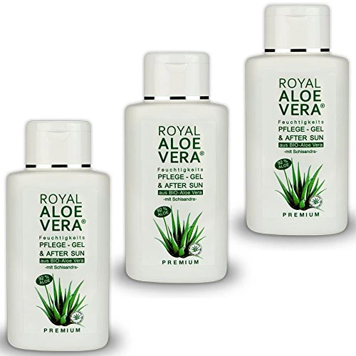Royal Aloe Vera Premium Bakım Jeli %92 organik aloe vera ve schisandra içeren Güneş Sonrası/Tıraş Sonrası (3) ürün görseli 1