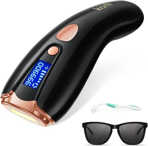 Kismi IPL epilasyon cihazı - evde lazer epilasyon, 999 900 darbe, 5 enerji seviyesi ve 2 mod - erkekler ve kadınlar için ağrısız ve güvenli, kalıcı epilasyon ürün görseli 1