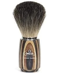Omega 6752 Tıraş Fırçası, Siyah, Benzersiz, Standart ürün görseli 1