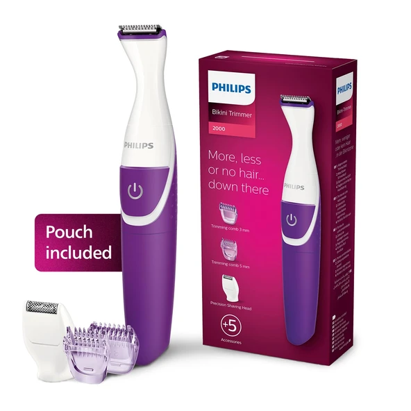 PHILIPS BRT383 / 15 3'ü 1 Arada Bikini Düzeltici - %100 Su Geçirmez - Mor ürün görseli 1