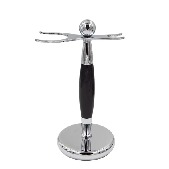 LSNNMU Tıraş Standı, Jiletli Tıraş Makinesi ve Fırça için Krom Kaplama Metal Stand, Lüks Hediyeler için Banyo Tıraş Standı ürün görseli 1