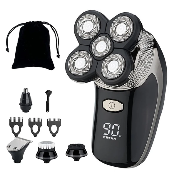 Bennii Butt Shaver, Bennii Shaver Pro, BenniiIntimate Body Shaver, 5D Yüzer Bıçaklı Su Geçirmez Giyotin, 360° Islak Kuru Şarj Edilebilir Manscaped Bakım Seti ve Erkekler için Burun Kılı Kesme Makinesi ürün görseli 1