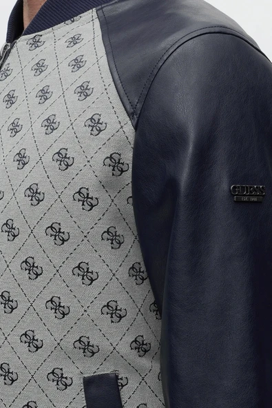 Guess Mono Erkek Bomber Ceket - Resim 5
