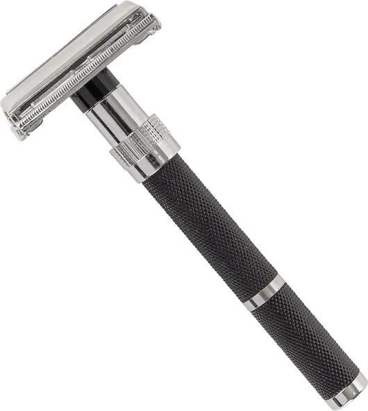 Sinelco Butterfly Matt Black Razor Barbury's Black ürün görseli 1