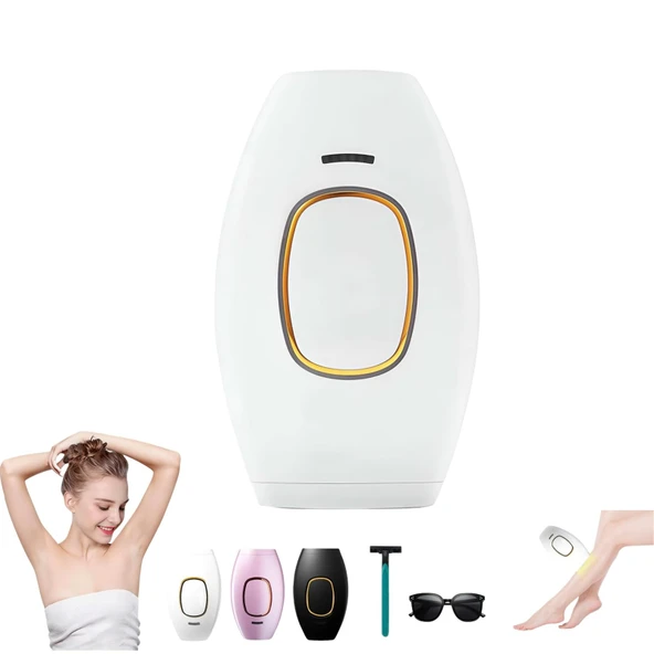 Feleva'dan LumiPro IPL Kadın ve Erkeklere Yönelik Kalıcı Epilasyon için Orijinal Etkili IPL Cihazı - 5 Enerji Seviyesi 2 Mod, IPL Cihazları Epilasyon, Koltuk Altı/Bacak/Vücut için (Beyaz 470nm-1100nm) ürün görseli 1