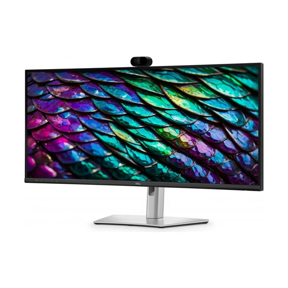 Dell Pro P 34 USB-C Hub Conferencing Monitor - P3426WEB 34 inç Curved 3440x1440 100Hz 5ms IPS DP HDMI USB-C Hub 90W PD RJ-45 4MP WebCam 2x5W Speaker AI-NC Mikrofon Pivot Monitör ürün görseli 1