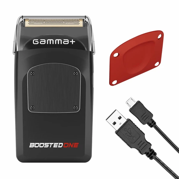 GAMMA+ Boosted One Foil Sakal ve saç için profesyonel folyolu tıraş makinesi | bitirme ve soldurma için ideal | 9000 dev/dak | 2 saatten fazla çalışma süresi | USB-C | IPX4 ürün görseli 1