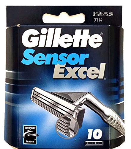 Gillette Sensor Excel – 50 adet (5 x 10 paket) ürün görseli 1