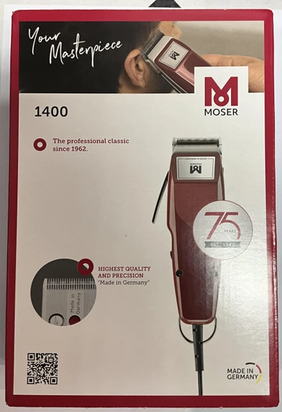 MOSER 1400, 7 yükseltici, fırça ve yağlama yağıyla birlikte - süper kit ürün görseli 1