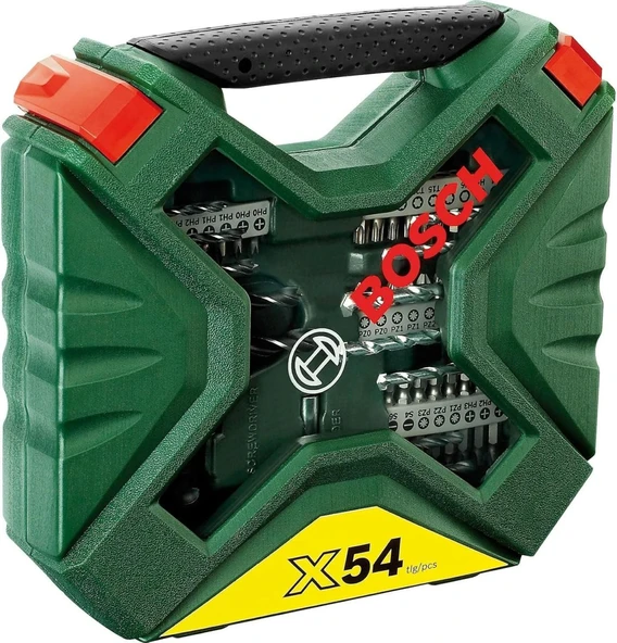 Bosch X-Line 54 Parça Akseusar Seti - 2607010610 - Resim 2