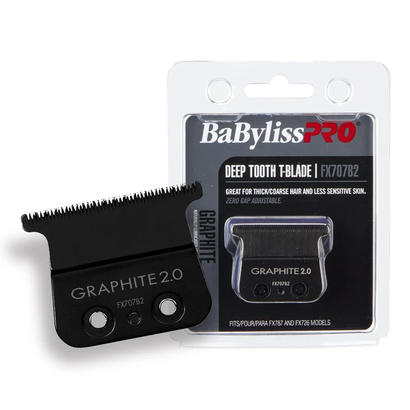 BaBylissPRO Yedek T-Blade Derin Diş - FX707B2 Grafit Erkekler İçin 1 Adet Bıçak ürün görseli 1