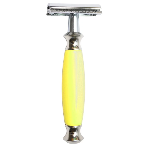 Golddachs Classic Jiletli Tıraş Makinesi Plastik Saplı Sarı ürün görseli 1