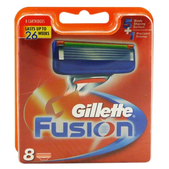 Gillette 16 Blade Fusion Tıraş Bıçağı (16'lı Paket) ürün görseli 1