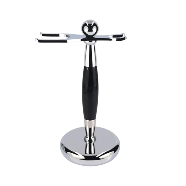 ZLONGBOW Tıraş Standı Erkek Tıraş Fırçası Seti, Krom Kaplama Metal Stand, Erkek Sakal Tutucu için Tıraş Standı, Güvenli Çıkarma Metal Tıraş Standı Tutucu ürün görseli 1