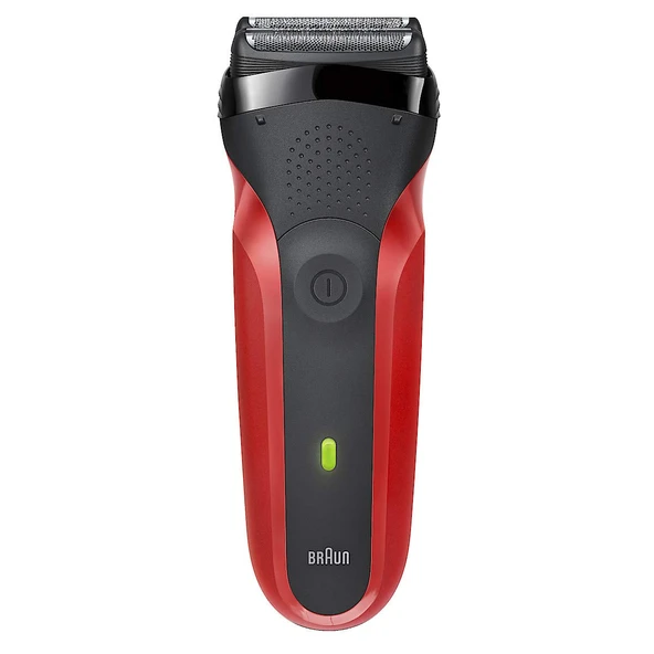 Braun Series 3 300'ler Afeitadora Eléctrica Negra/Roja ürün görseli 1