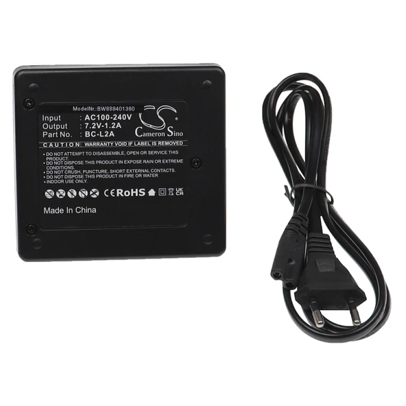 Sokkia SHC-336 veri toplayıcı ile uyumlu vhbw çift şarj cihazı, SRX3X alıcıları ölçüm cihazı/pil - şarj beşiği, siyah, plastik ürün görseli 1