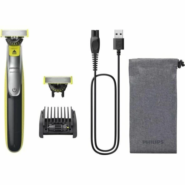 Tıraş Makinesi - PHILIPS - OneBlade 360 ​​​​QP-2734/31 - Yeşil ve Gri ürün görseli 1