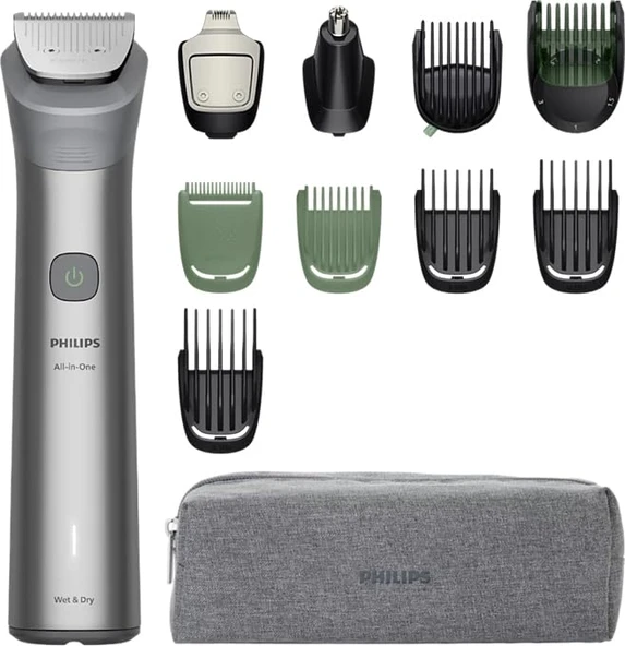 REG.BARBA RIC. W&D 11IN1 VISO+CAPELLI+CORPO GRIGIO ürün görseli 1