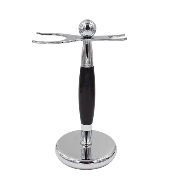 ZLONGBOW Tıraş Standı Erkek Tıraş Fırçası Standı Tutucu Jilet Damla Standı Islak Tıraş için Metal Tutucu Metal Tıraş Standı Tutucu (26 mm) ürün görseli 1
