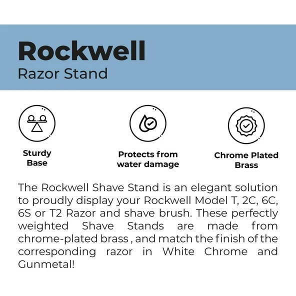 Rockwell Tıraş Standı - Tunç - Resim 2