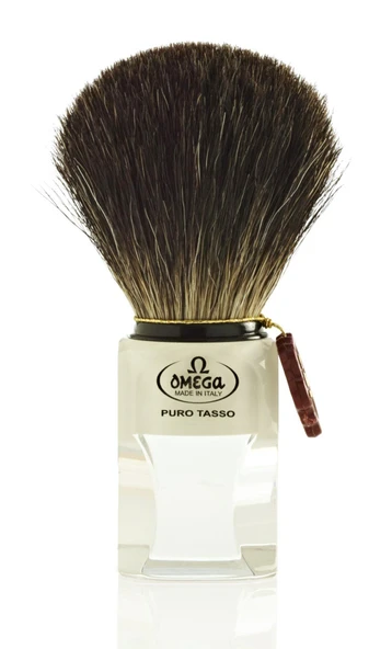Saf porsuk kılından yapılmış Omega 6189 tıraş fırçası ürün görseli 1