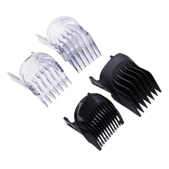 Saç Kesme Makineleri için Plastik Tarak, Philips ile uyumlu, HC5610, HC5612, HC5630, HC5632, HC5690, HC5691, HC7650, 2mm, 3-15mm, İnceltme 16-28(4 adet) ürün görseli 1