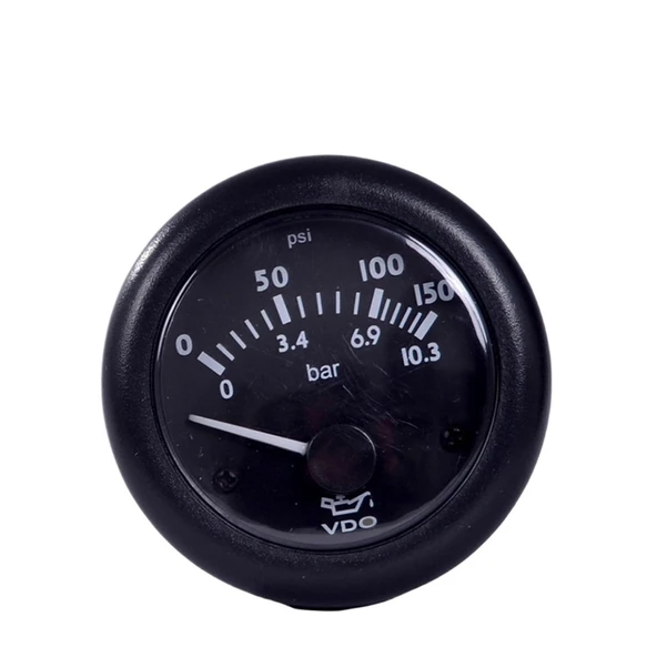 12V 24V Yağ Basınç Göstergesi Dizel Motorlar Yağ Basınç Göstergesi Boyutu 52mm(24V) ürün görseli 1