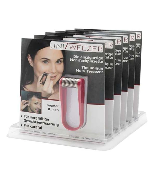 Unitweezer Mini yüz epilatör ekranı, 6 parçalı ürün görseli 1