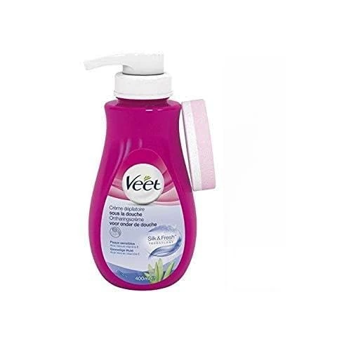 VEET vücut ve bacaklar için duşta tüy dökücü krem ​​- hassas ciltler - 400 ml - 2 adet ürün görseli 1