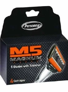 M5 Magnum tıraş bıçakları, düzelticili, 6'lı paket, Personna ürün görseli 1