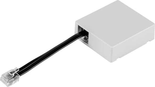 Hörmann Gateway (garaj kapısı tahriklerinin Homematic IP Smart Homa Sistemi üzerinden kontrol edilmesi için, bağlantı kablosu dahil, 51×47,5×16 mm) 4511629, beyaz ürün görseli 1