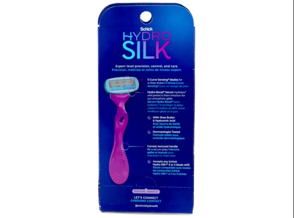 Schick Hydro Silk Kadın Tıraş Bıçağı, (2'li Paket) - Resim 3