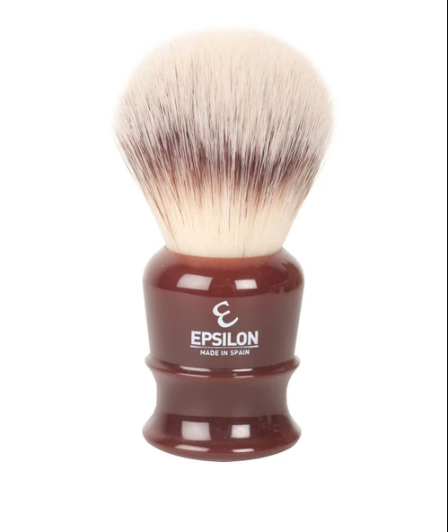 Epsilon tıraş fırçası porsuk kılı ucu gümüş fiber kabuk 26 mm, standart, Único ürün görseli 1