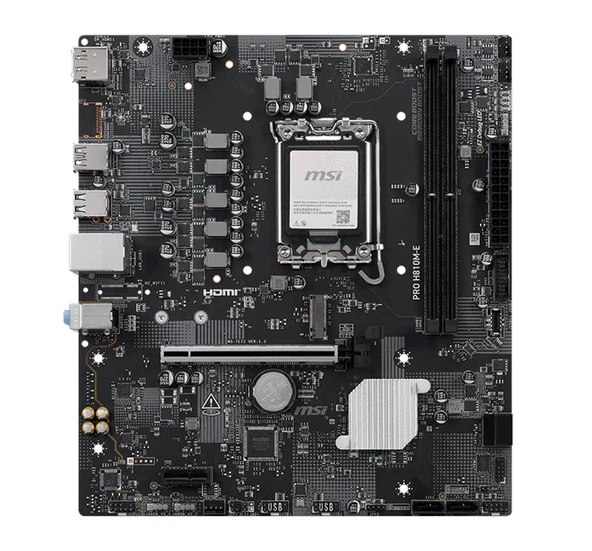 MSI PRO H810M-E DDR5 1851P Hdmi Dp - Resim 2