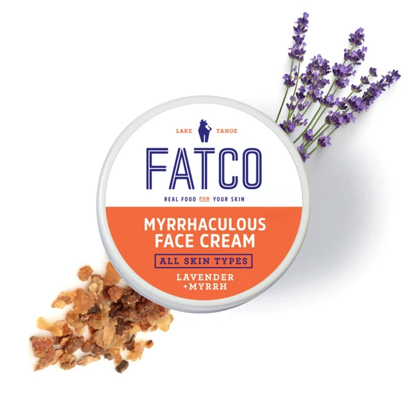 FATCO Myrrhaculous Yüz Kremi, Yaşlanma Karşıtı, Sebum, Tamamen Doğal, Paleo, Lavanta ve Mür Kavanozu, 300 ml ürün görseli 1