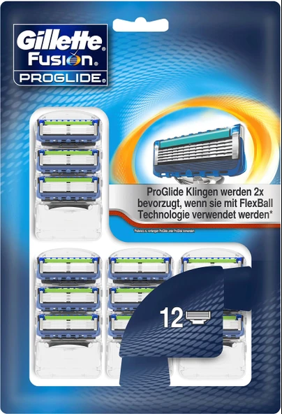 Üretimi durdurulan model Gillette ProGlide erkek tıraş bıçağı, 12 parça ürün görseli 1