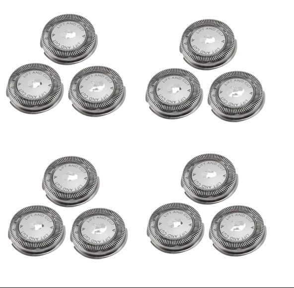 Philips PT726 PT725 PT720 PT710 PT715 PT725 ile uyumlu tıraş makineleri için 3 parçalı yedek bıçak başlıkları, pürüzsüz bir tıraş için hassas kesici bıçaklar ürün görseli 1