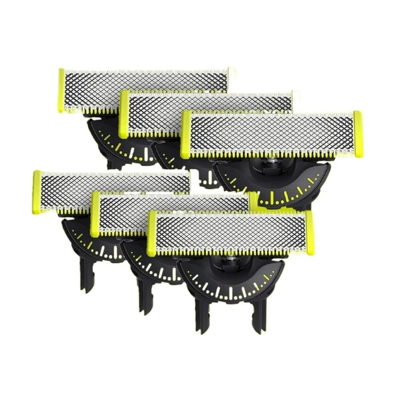 Tek Bıçaklı tıraş makinesi QP25xx, QP26xx, QP27XX, QP28XX, One Blade Pro için 360° yedek bıçak (QP6504, QP653x, QP654x, QP665x, QP652x)(6 adet) ürün görseli 1