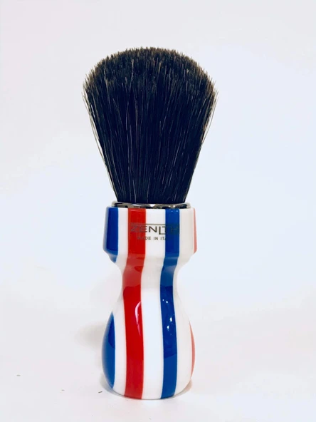 Zenith Barber Pole at kıllı tıraş fırçası - Made in Italy ürün görseli 1