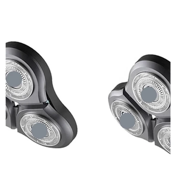 XIaomi, S500, S500C, S300, Elektrikli Tıraş Makinesi, Tıraş Bıçağı, Kuru/Islak Tıraş Bıçağı ile uyumlu 2 Parça Yedek Tıraş Başlığı ürün görseli 1