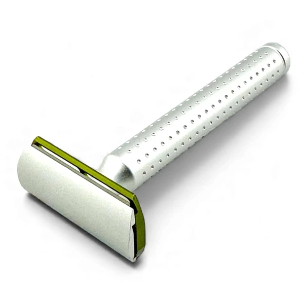 Parker Jiletli Tıraş Makinesi - 5 bıçaklı AeroShave alüminyum tıraş makinesi - hassas bıçak açıklığıyla 35° açı - erkekler ve kadınlar için - hafif saldırganlık ürün görseli 1