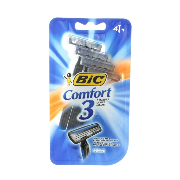 BIC Bic Comfort 3 Erkek Tıraş Makinesi 4 Boyut 4ct Bic Comfort 3 Erkek Tıraş Makinesi 4PK Ea ürün görseli 1