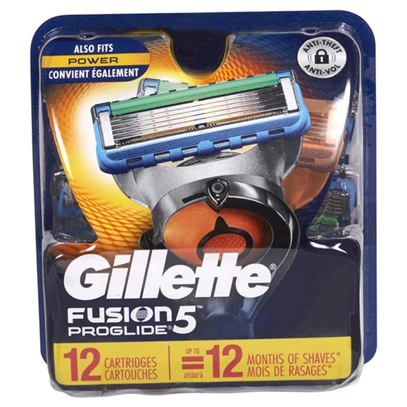 Gilete Fusion ProGlide - 12 yedek kartuş ürün görseli 1