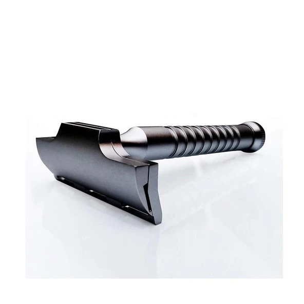 RazoRock Hawk Siyah Eloksallı Tek Kenarlı Tıraş Makinesi Tekli Paket 1'li ürün görseli 1